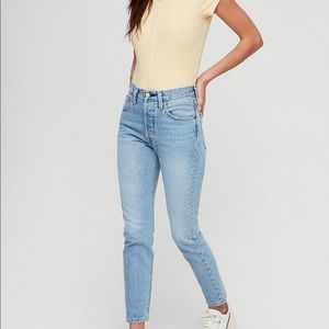 Levi’s 501 skinny (Aritzia)